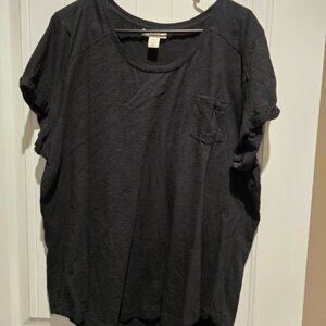 Style & Co. Black Shirt Size XXL with small pocket